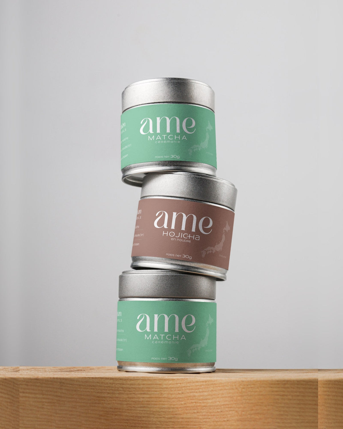 Duo Matcha & Hojicha Ame